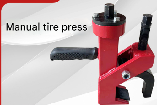 Portable Tire Bead Breaker & Changer - Forklift-Specific Manual Tire Press Tool | Simple Tire Demounting Tool for Tire Repair
