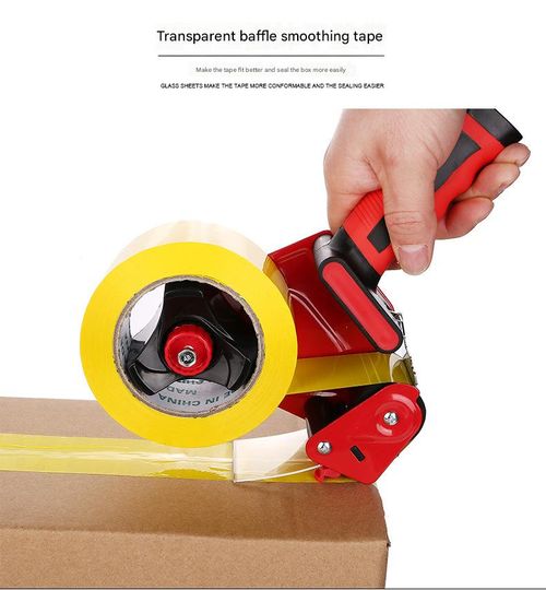 7cm Carton Sealing Machine - High-Efficiency Transparent Tape Cutter & Tape Dispenser | For Express Logistics Box Packing