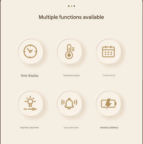 Brown Wood White Light Triangle Retro Silent Wooden Clock - Multifunctional Creative LED Clock | Desktop Digital Alarm Clock with Electronic Temperature and Humidity