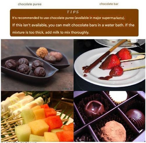 Cross-Border Home Mini 3-Tier Chocolate Fountain Machine - Multi-Functional Chocolate Fondue Maker with Heating | DIY Chocolate Melting Tower for Chocolate Hot Pot