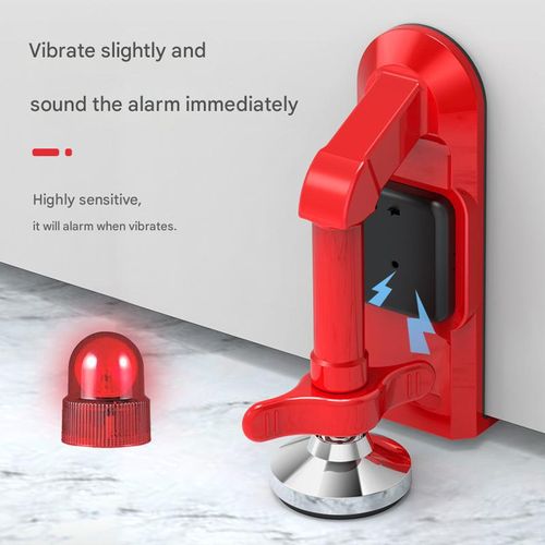 Smart Alarm Door Stopper - Portable Security for Home, Hotel & Travel | Women & Solo Traveler Safety Essential