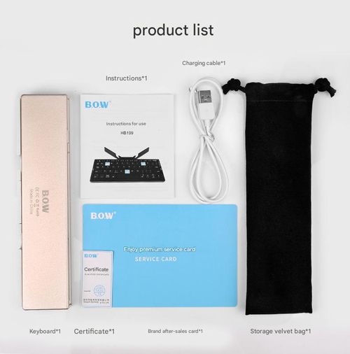 「BOW Origami Smart Keyboard」- AI Auto-Wake Folding Design w| Bluetooth 5.3 | Ultra-Compact for iPad | Android Tablets