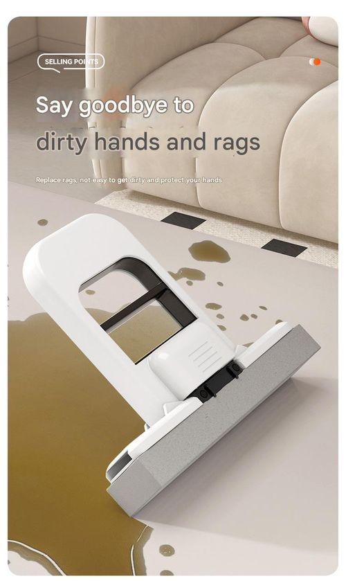 Fold & Self-Wring Mop - Collapsible Cellulose Sponge for Wet | Dry Surfaces (Kitchen, Bath, Desktop)