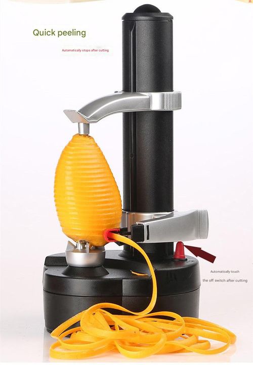 Electric Fruit and Vegetable Peeler - Quick, Easy, Automatic Peeling for Apples, Potatoes, and More | For Home, Grocers, and Restaurants