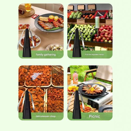 Triangular Battery-Powered Cross-Border Fly Fan - Mosquito & Fly Repellent Fan with Retractable Blades | Compact Insect Deterrent Fan for Indoor Use