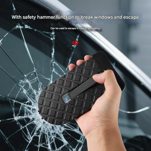 Car Auxiliary Foot Pedal Hook - Multi-Functional Step Tool for Roof Access | Includes Window Breaker, Assists Climbing to Car Roof & Door Mounting