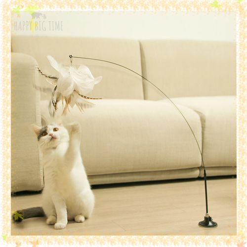 Cat Stick Long Rod Teaser Cat Stick Feather
