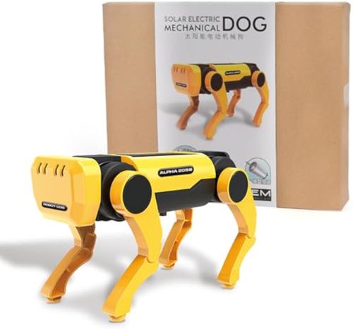 Robot Dog Toy - Solar Powered Robot Toy for Kids, Science Educational Toys Science Kit Robot Kit, DIY Learning Educational Robot Kit, Birthday Gift for Kids Boys Girls