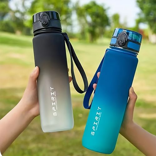 1L Gradient Sports water cup Stylish Outdoor Space Cup with Large CapacityDurable PC Material ,Hand-Wash Only, Ideal for Hiking and Camping, Camping Backpack 100K+ sold Sold by Huanyu Cup 4.6