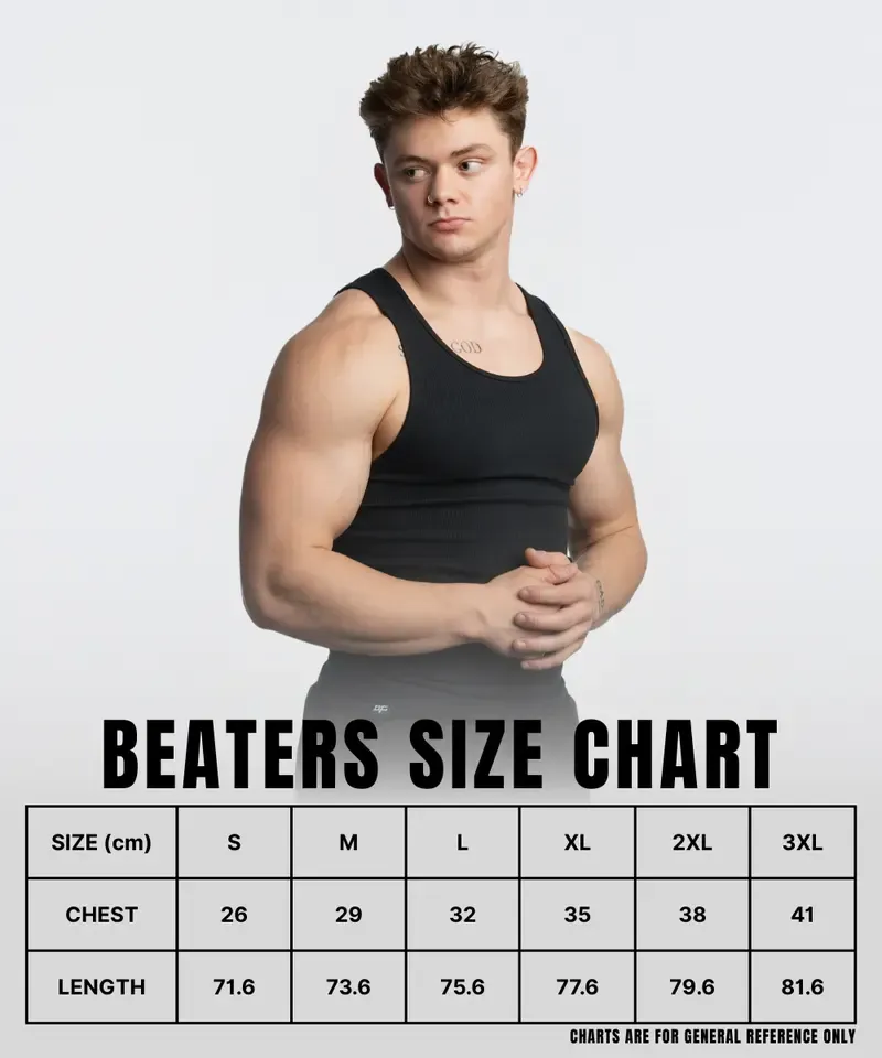 EKKO Beaters Tank Top - True To Size | 370+ GSM | Cotton and Spandex