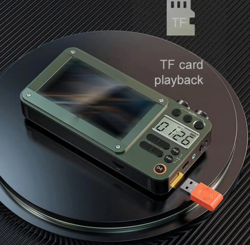 Portable rechargeable video radio, supports AM.FM and SW bands, equipped with Bluetooth, supports USB.Micro SD cards, 5W speaker, and headphone jack.