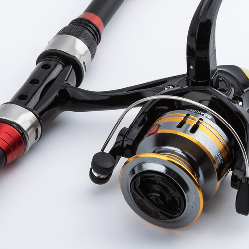 1.8m Telescopic Fishing Rod & Spinning Reel & Fishing Bag & Fishing Lure Kit, Portable Outdoor Fishing Accessories Set, Fishing Gear Set, Fishing Tackle Kit