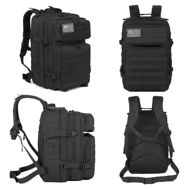 Heavy-Duty Tactical Backpack – Military-Grade, 40L Capacity, Molle System