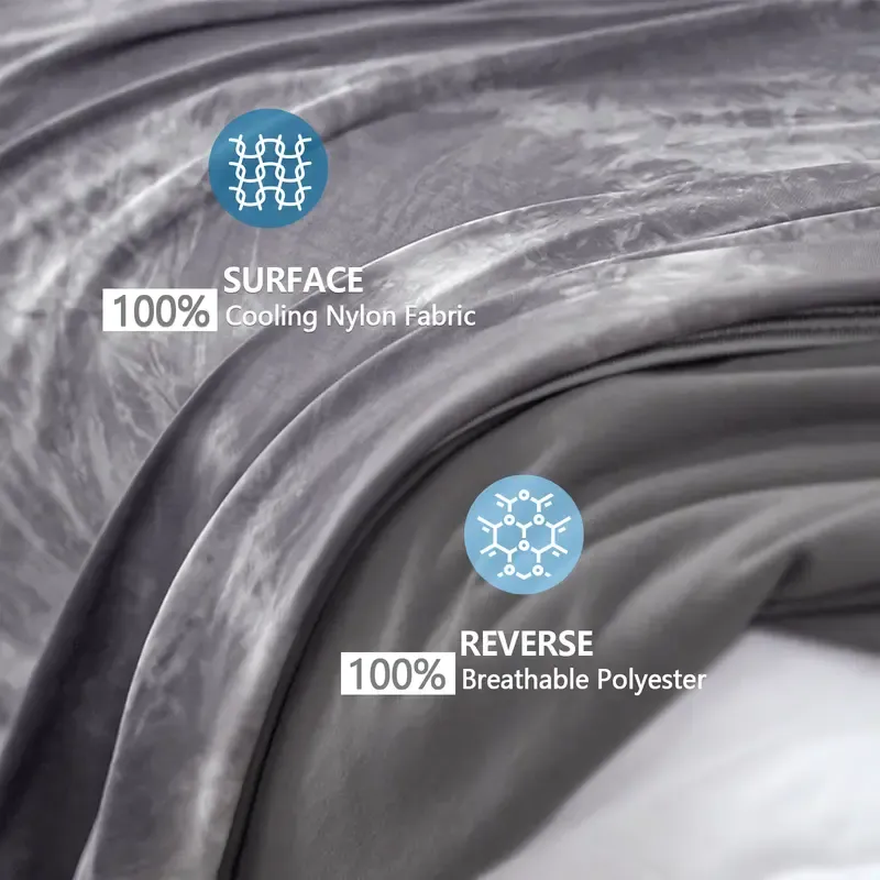 Inhand Cooling Blanket Queen Size, Summer Blankets for Hot Sleepers & Night Sweat, Thin Blanket Cold Cool Lightweight Cooling Blanket for Couch Bed,Breathable Cooling Blanket,Light Blanket for Hot Sleepers,Comfy Bedding,Gift for Summer