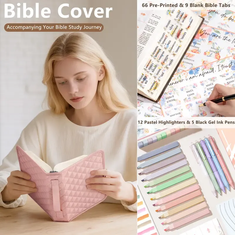 Floe Bible Cover Case Large Tote Bag for Women w  Shoulder Strap,Gifts  for Women