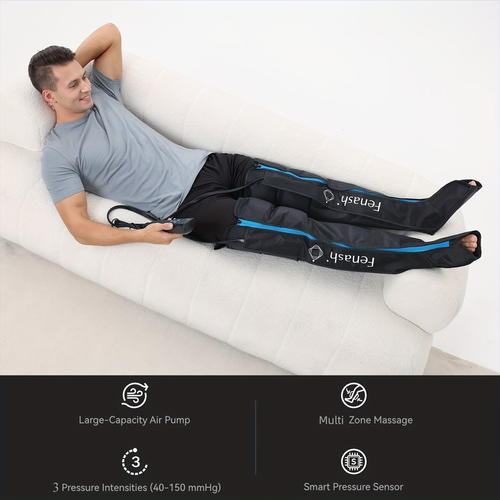 2 Pics Professional Massager Personal Care Accessories Massagers Professional Massage Equipment, Full Massager System with Dynamic Compression Technology, Kneading Squeeze Deep Relaxation, Christmas Gift for Dad Mom And Lover