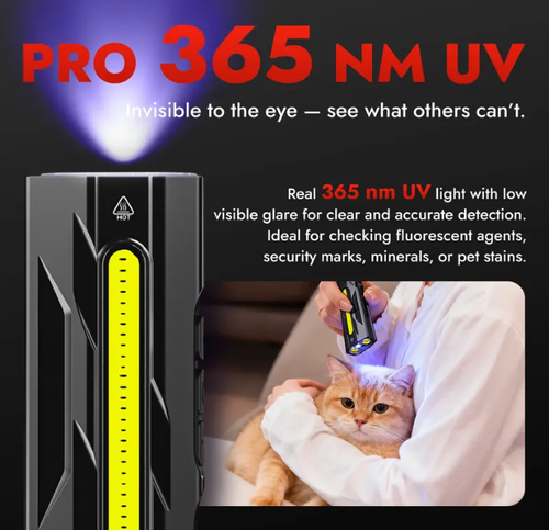 High-Intensity Portable Flashlight