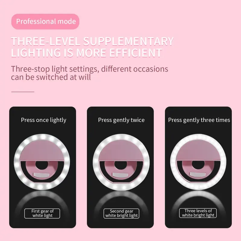 67 Selfie Stick Tripod with Ring Light 360°Rotation   Dual Fill Lights    Selfie Light   Wireless Remote for iPhone Android phone tripod for Vlog stand content Gifts