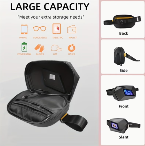 LED Smart Sling&Waist Bag