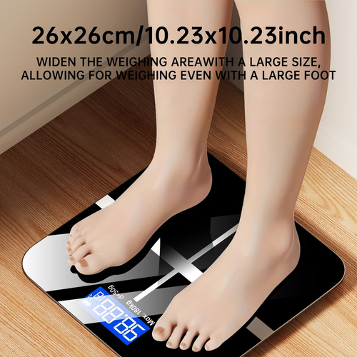 Weight Scale Electronic Scale, 179.62kg Digital Bathroom Scale, High-precision Weight Scale with LCD High-definition Display And Temperature Display (switchable Between KG And Scale), Ultra Wide Platform, High-precision Electronic Weighing.