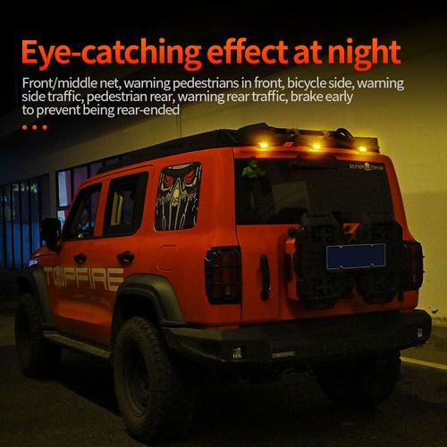 Solar Car Roof RGBStrobe Light