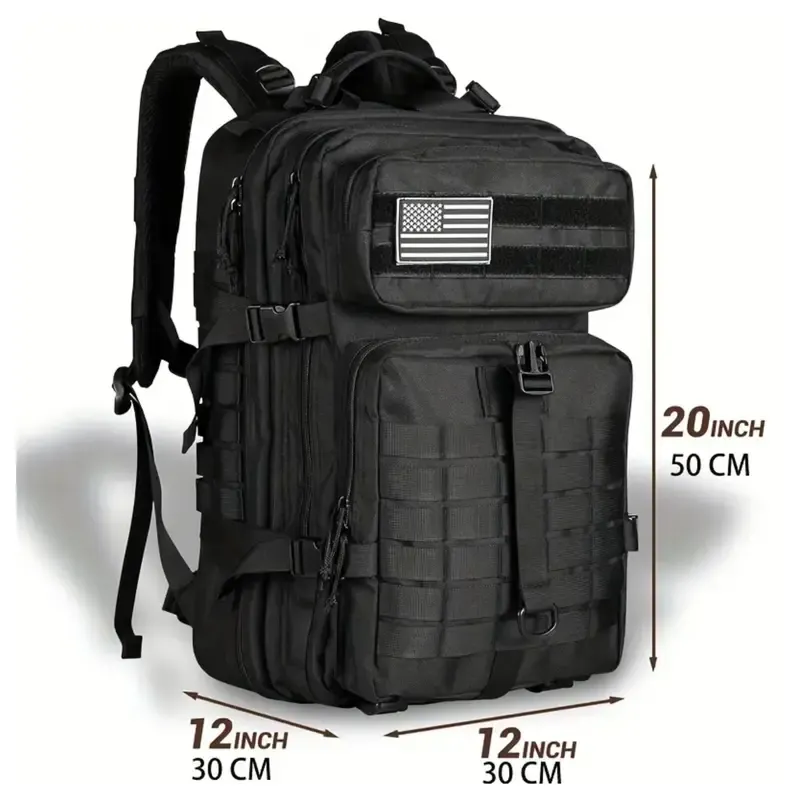 Heavy-Duty Tactical Backpack – Military-Grade, 40L Capacity, Molle System