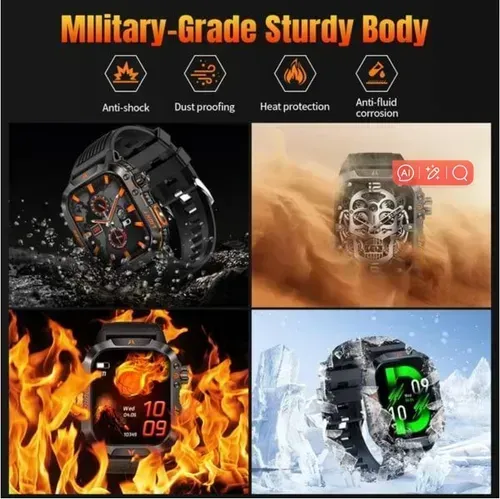 Men's Military Outdoor Sports Smart Watch for Android & IOS