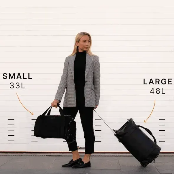 🧳 THE CONVERTIBLE DUFFLE GARMENT LUGGAGE（With wheels）