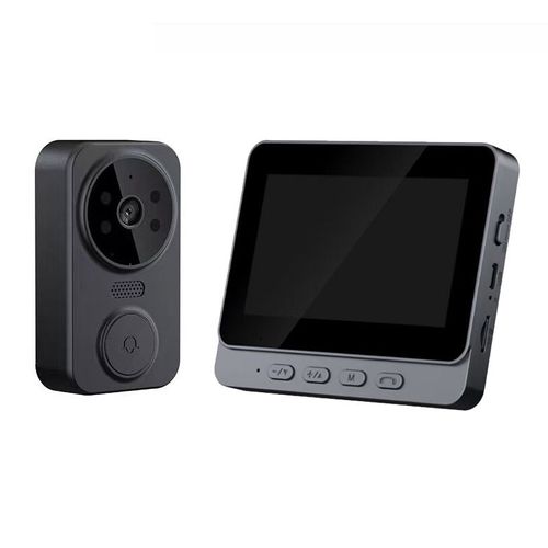 Wireless Video Doorbell with Monitor