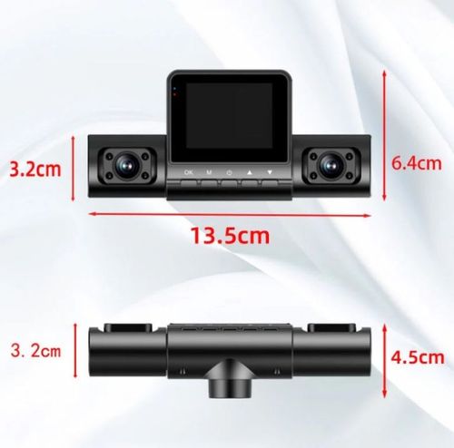 🚗1080P 4-Channel Dash Cam with Night Vision