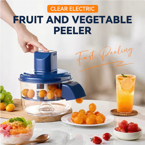 Transparent Electric Fruit & Vegetable Peeler!