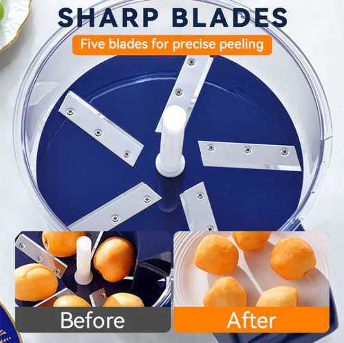 Transparent Electric Fruit & Vegetable Peeler!