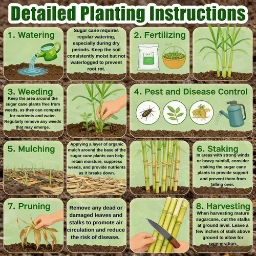 🍃 Sugarcane Seeds(1000seeds)