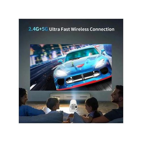 4K Game Projector - White - Includes Controller Gamepad