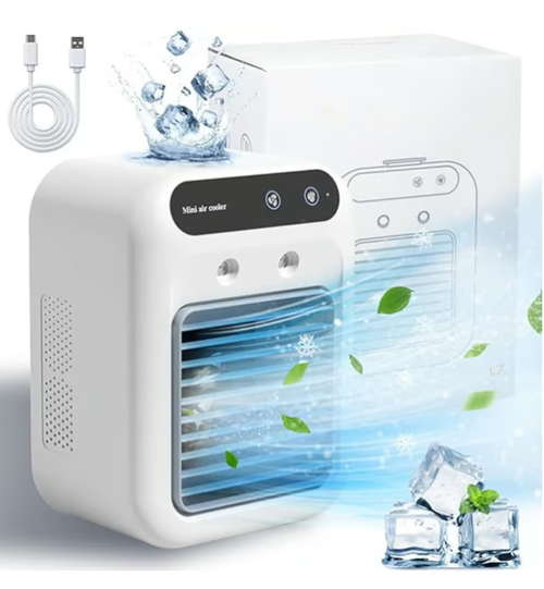 Mini Portable Air Conditioner with Cooling and Humidification Function