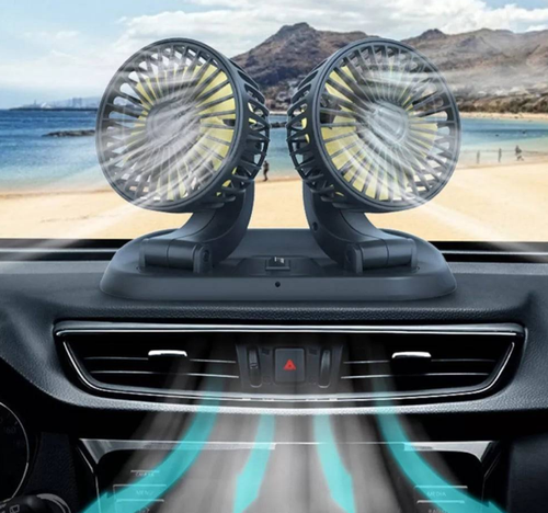 🔥2026 Newly Double Cooling Car Fan