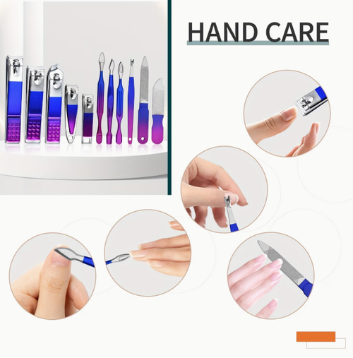 30pcs Full-Size Professional Manicure & Pedicure Set Suitable for Home or Travel - Luxury Rust-Proof Care Tools with Storage, Beauty Kit for Women & (Eyebrow Trimming, Foot & Toenail Care)