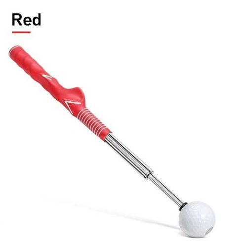 Golf Swing Practice Stick, Telescopic Golf Training Aid with Non-Slip Rubber Handle, Golf Training & Warm-Up Practice Stick,