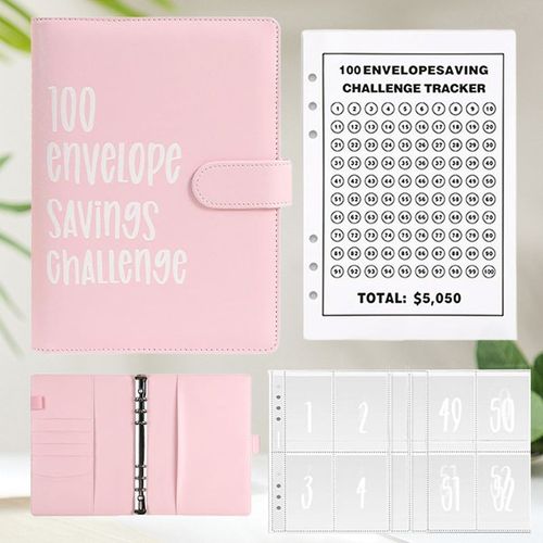 100-day Money-saving Envelope Challenge Binder
