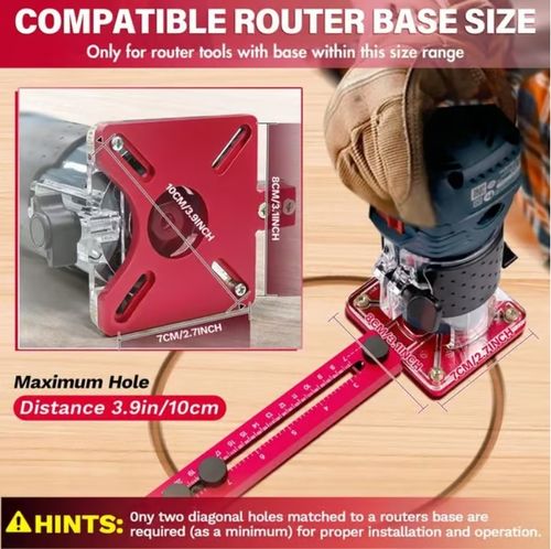🔧 4 in 1 Router Milling Groove Bracket 🌟