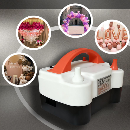 high-power electric balloon pump balloon blower inflatable pump double hole automatic inflator inflatable ball machine wedding room balloon blowing weapon