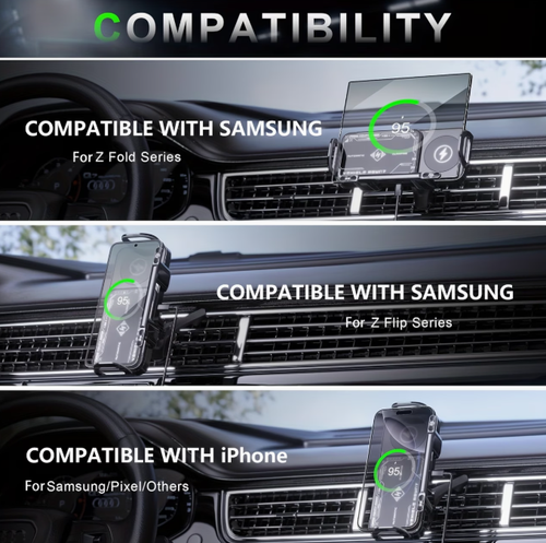 Two-In-One Automatic Rotating Car Holder