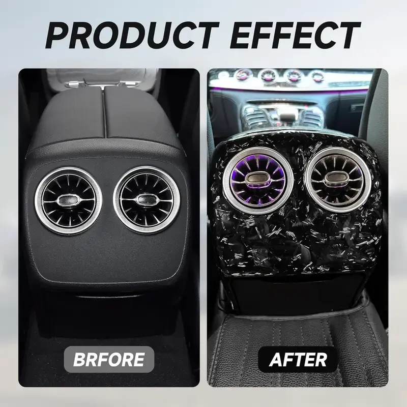 11.8in x118in Gloss Forged Carbon Fiber Car Wrap Vinyl Bubble Free Air Release Adhesive Car Wrap Film Roll DIY Decals ( 0.98 FT x 9.8 FT)