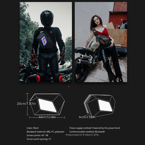 LED Smart Sling&Waist Bag