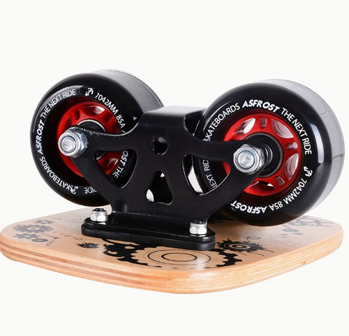 Portable Roller Road Drift Skates Plate with Cool Deck Anti-Slip Board Split Skateboard with PU Wheels High-end Bearings