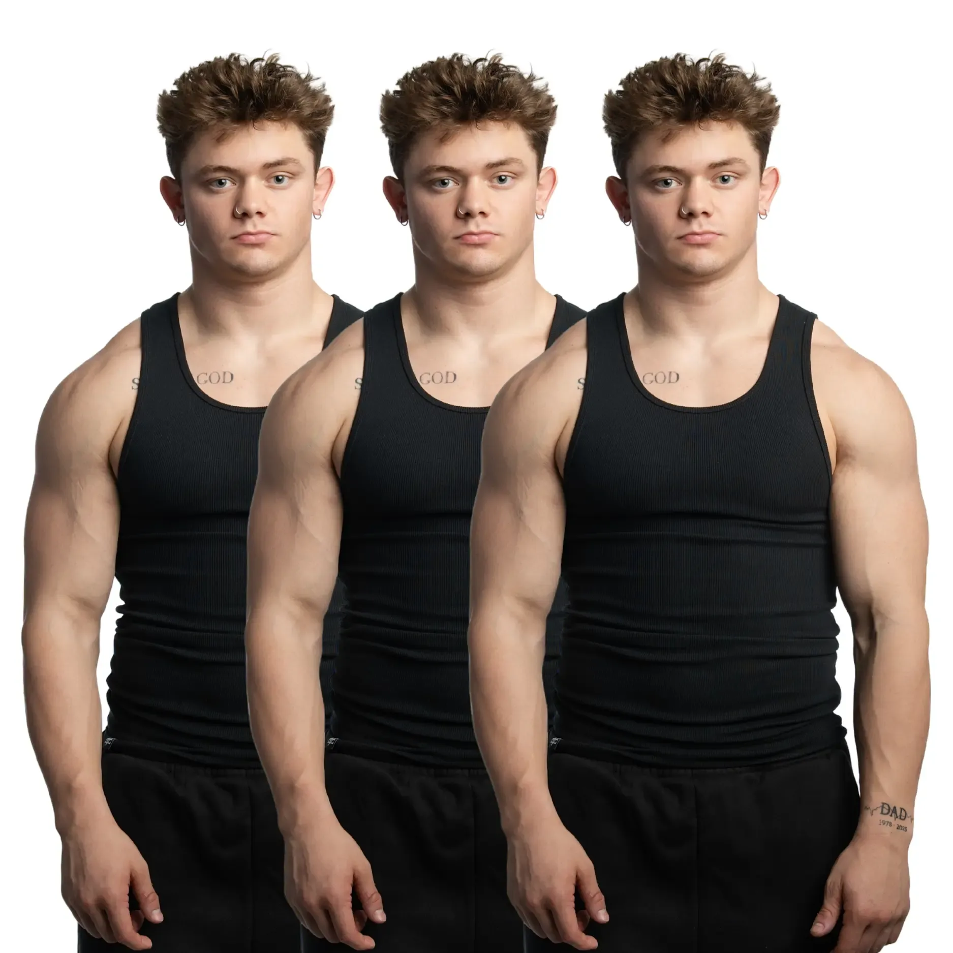 EKKO Beaters Tank Top - True To Size | 370+ GSM | Cotton and Spandex