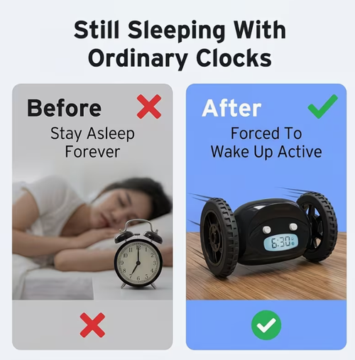 The Alarm Clock That Runs Away