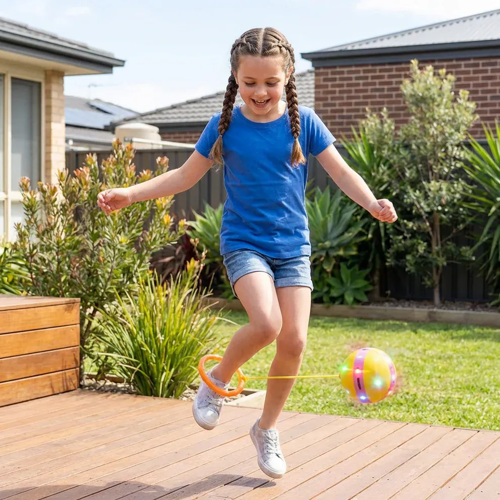 LED Ankle Skip Ball – Interactive Jumping Toy for Kids