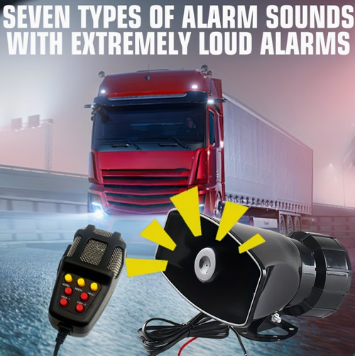 12V Boats Universal Multi-Tone Siren Speaker