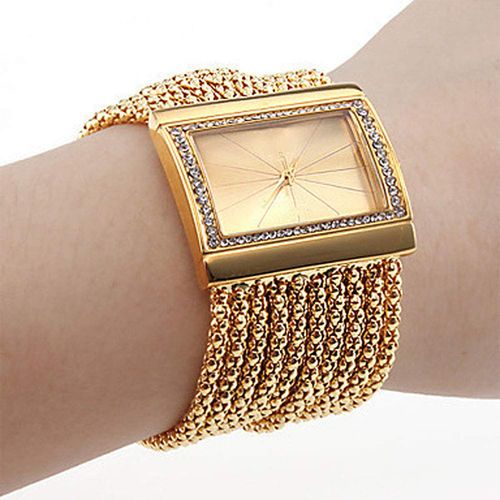 🖤Hot Sale:50% OFF🖤Ladies Rhinestone Quartz Square Watch